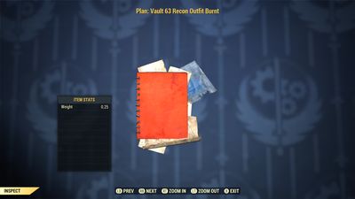 Vault 63 Recon Outfit Burnt
