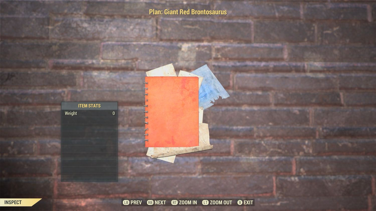 Giant Red Brontosaurus Plan