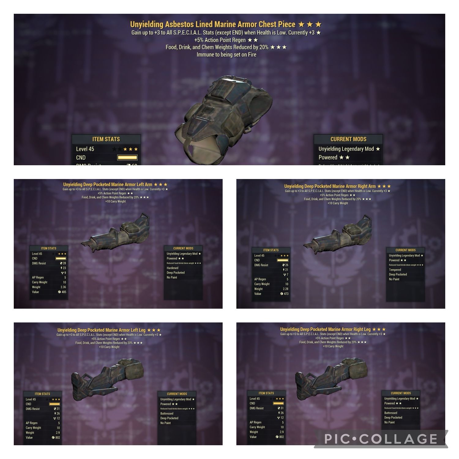 Unyielding AP FDC Marine Set