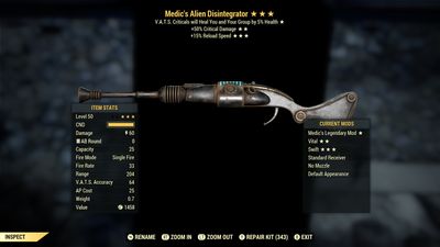 Medic 50/15r Alien Disintegrator