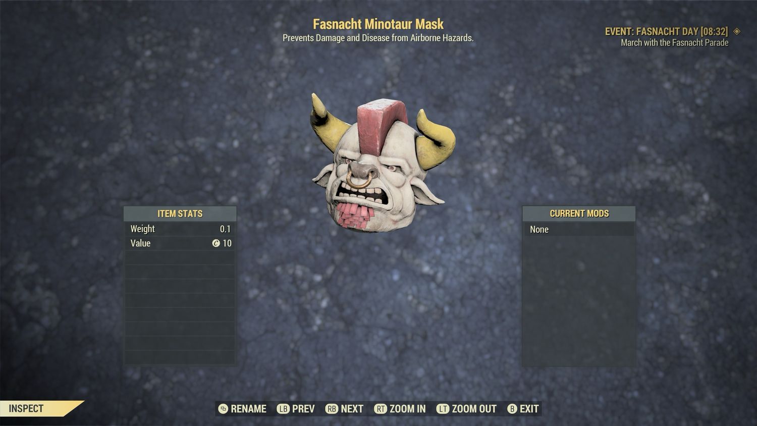 Minotaur Fasnacht Mask