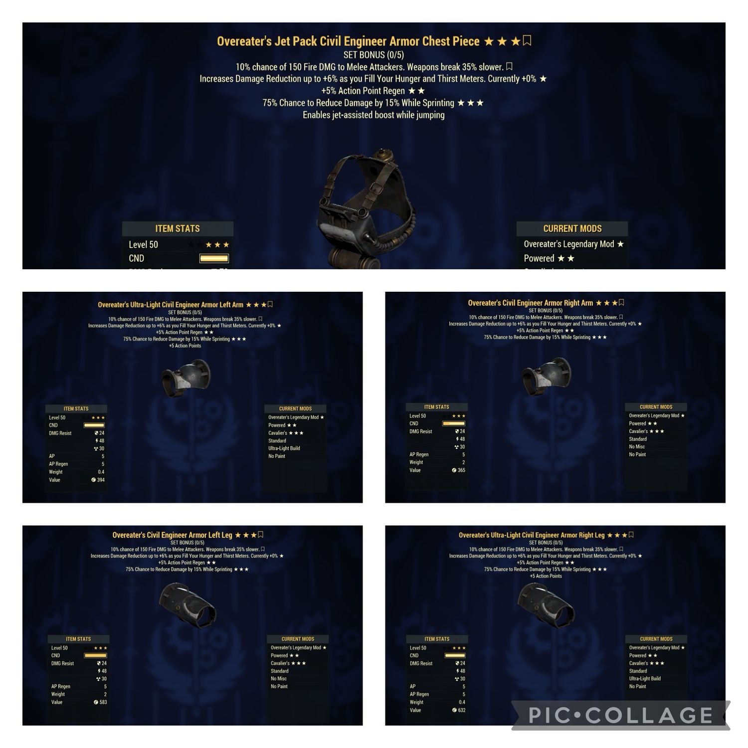 Overeaters AP Cavalier Civil Engineer Set