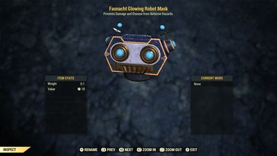 Fasnacht Glowing Robot Mask
