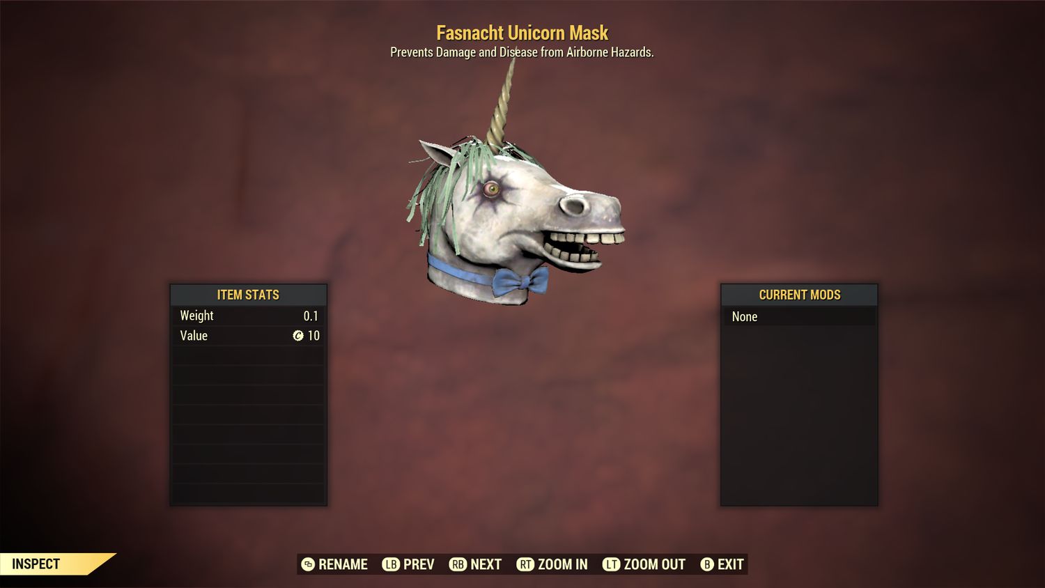 Fasnacht Unicorn Mask