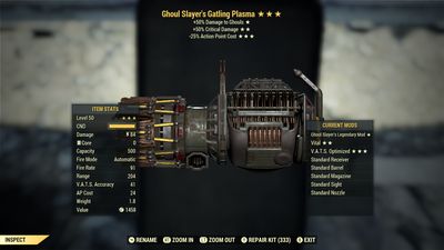 Ghoul Slayers 50/25 Gatling Plasma