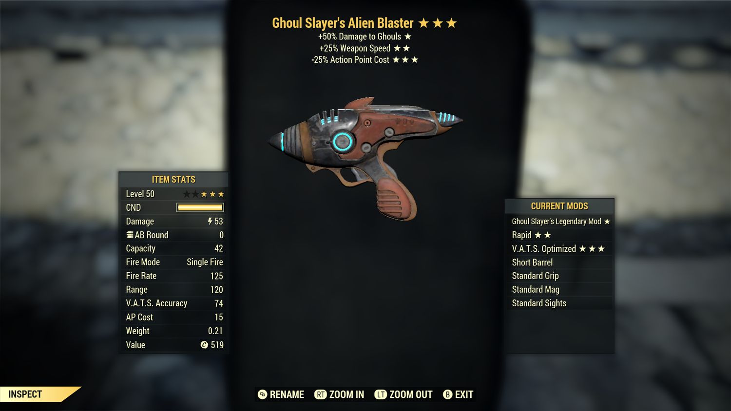 Ghoul Slayers 25/25 Alien Blaster