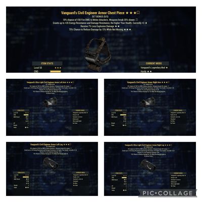 Vanguard Explosive Sentinel Civil Engineer Set