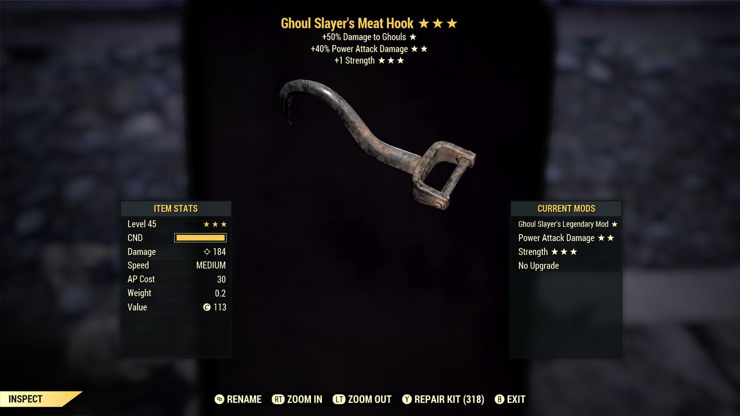 Ghoul Slayers PA/1S Meat Hook