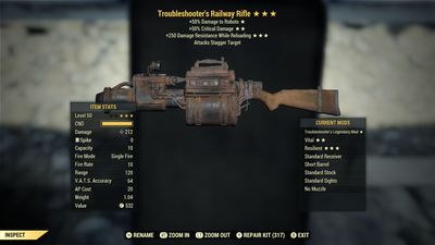Troubleshooters 50/250 Railway Rifle