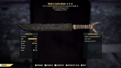 Medic 50/1E Cultist Blade