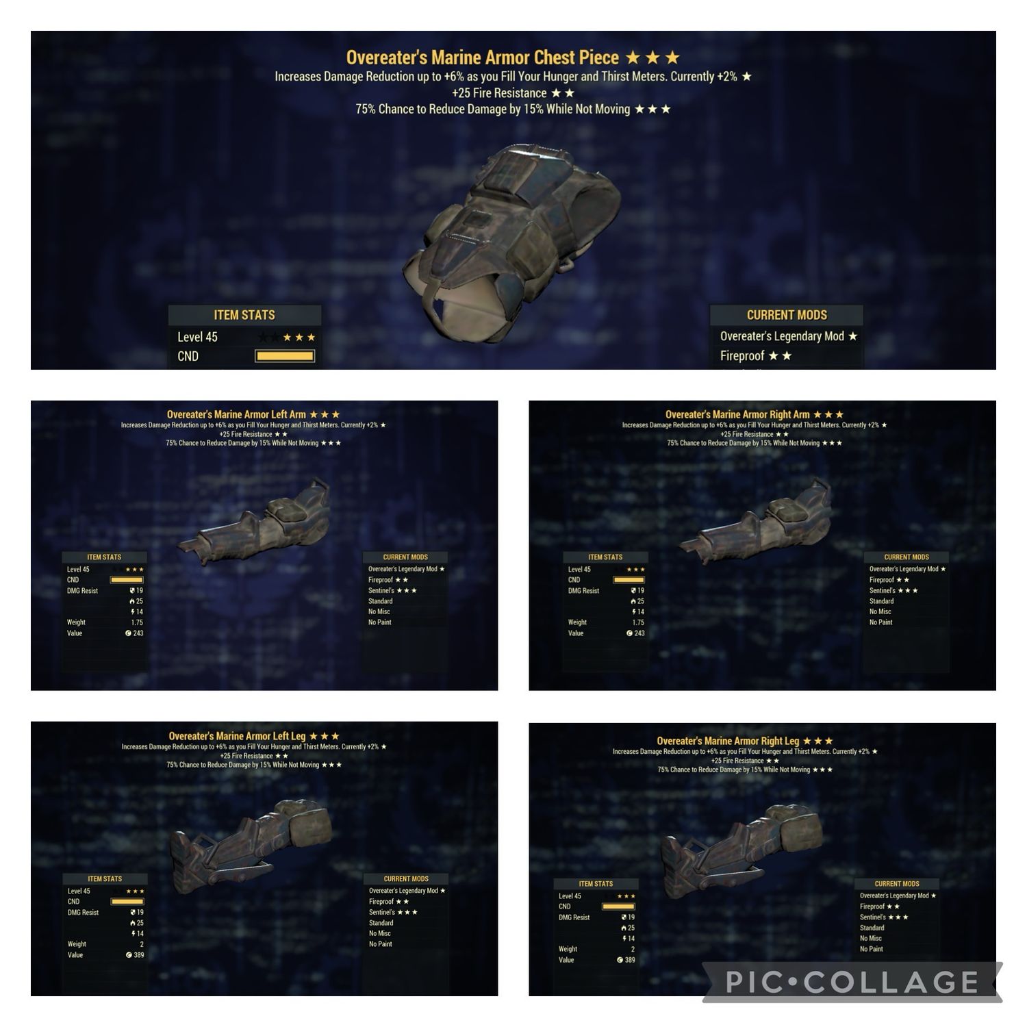 Overeaters FR Sentinel Marine Set