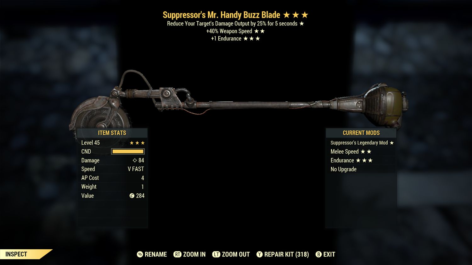 Suppressor SS/1E Mr Handy Buzz Blade