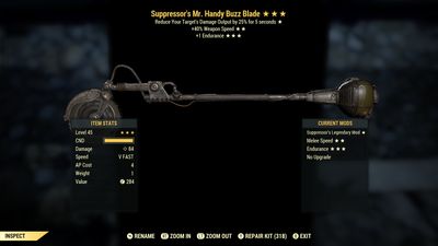 Suppressor SS/1E Mr Handy Buzz Blade