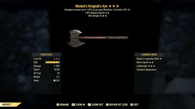 Mutants SS/90 Grognak Axe