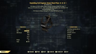 Unyielding Cryo Sentinel Civil Engineer Full Set