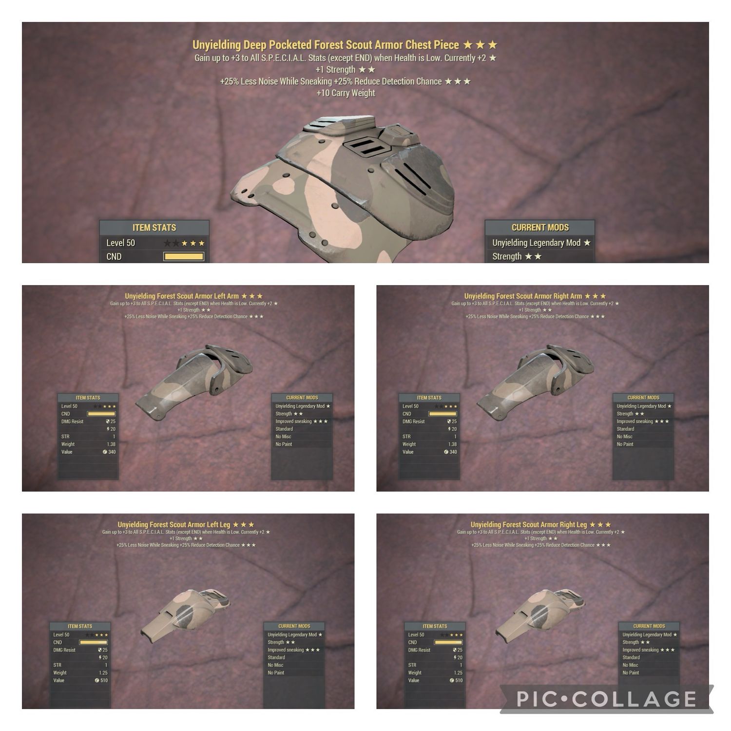 Unyielding 1S HTD Forest Scout Set