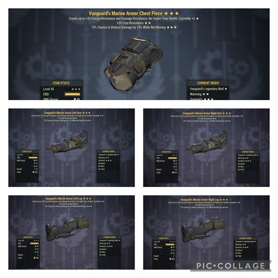 Vanguard Cryo Sentinel Marine Set