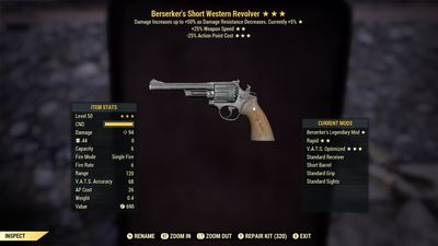 Berserkers 25/25 Western Revolver