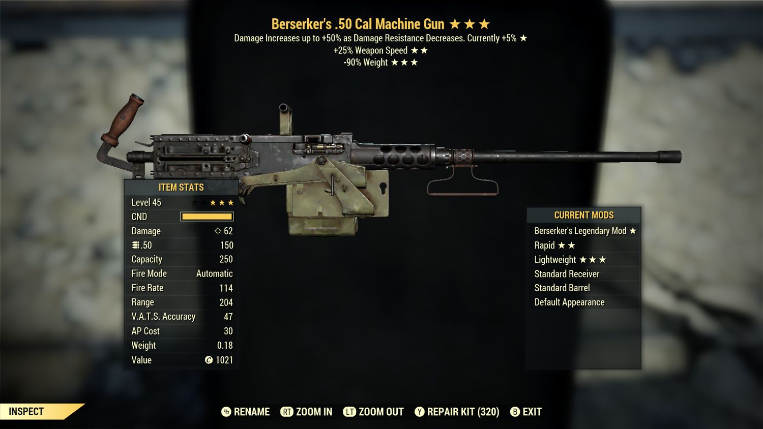 Berserkers 25/90 Light Machine Gun