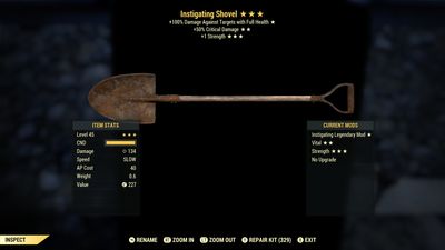 Instigating 50/1S Shovel