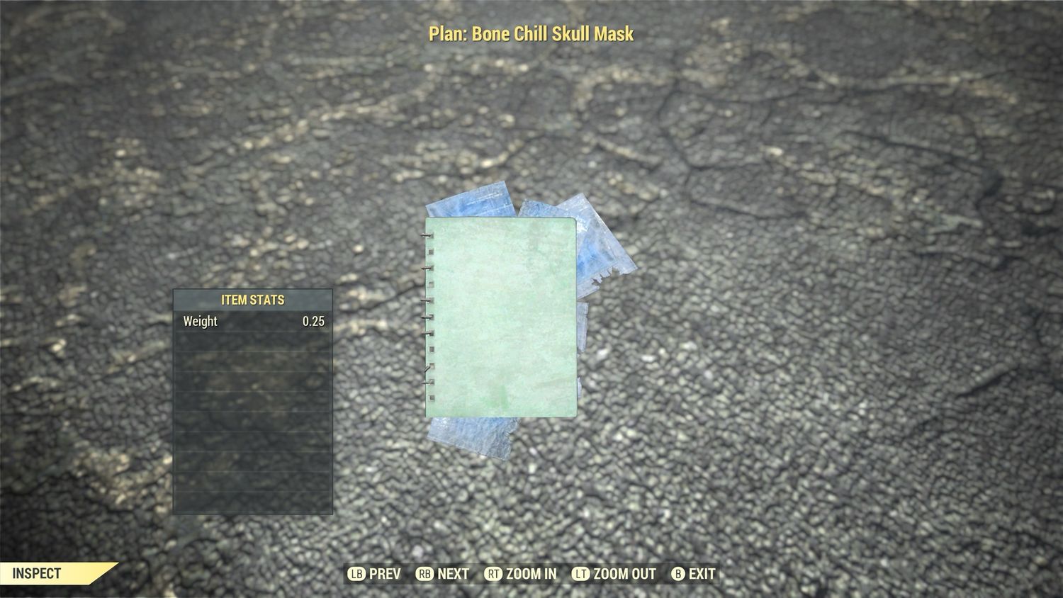 Bone Chill Skull Mask Plan