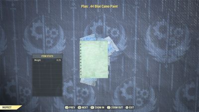 .44 Blue Camo Paint