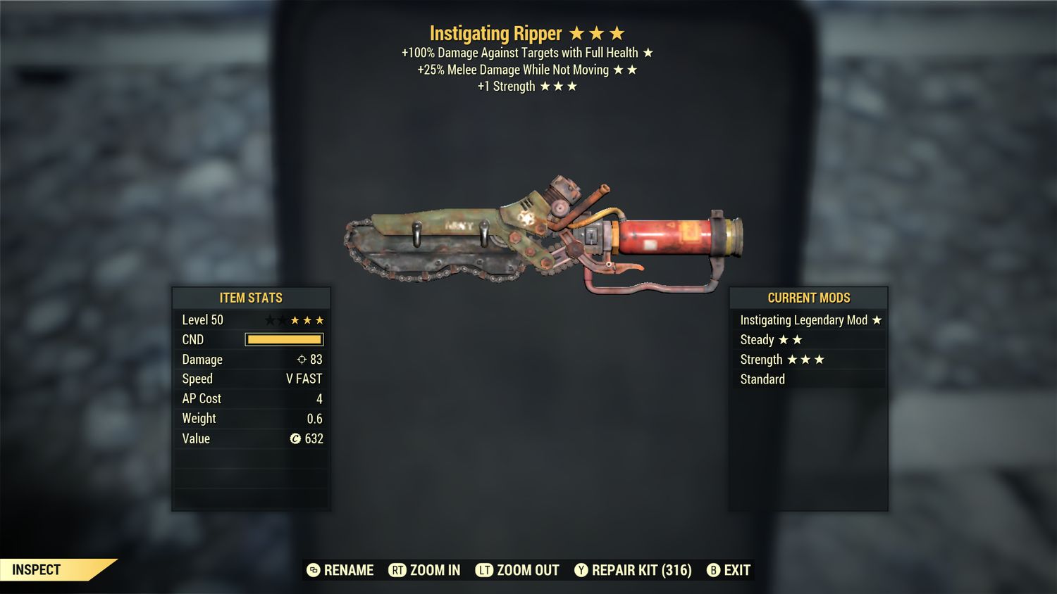 Instigating 25/1S Ripper