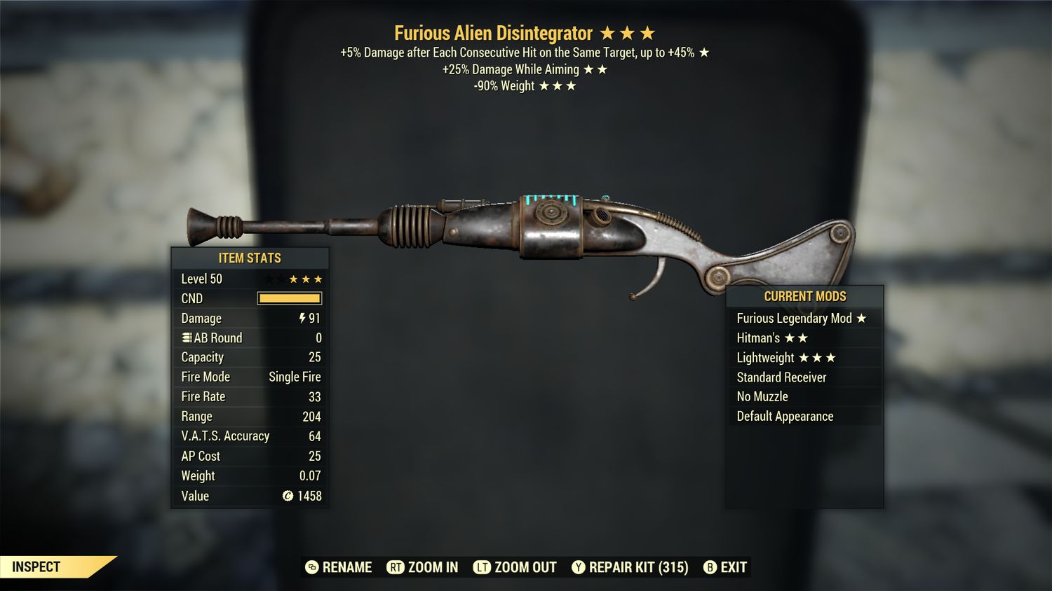 Furious 25A/90 Alien Disintegrator