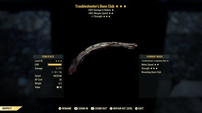 Troubleshooters SS/1S Bone Club