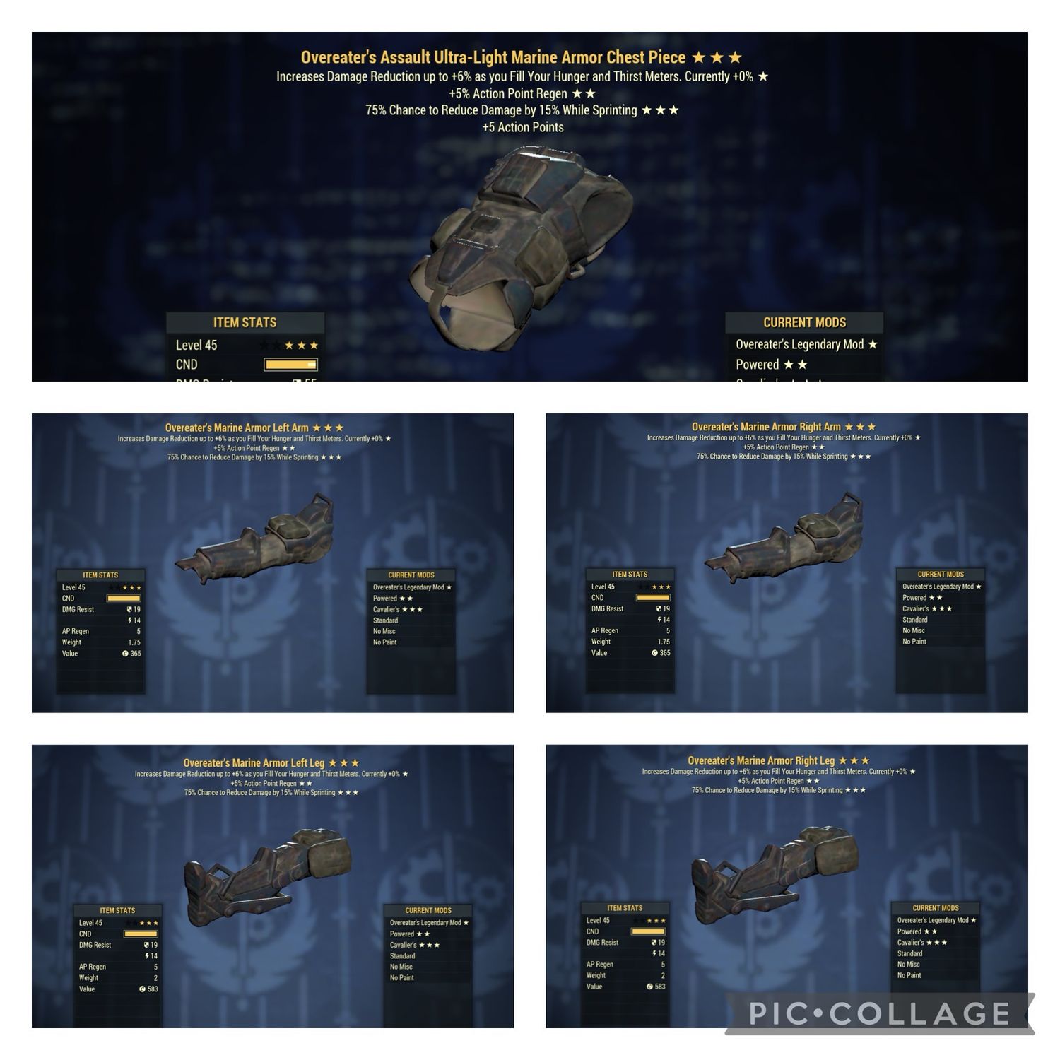 Overeaters AP Cavalier Marine Set