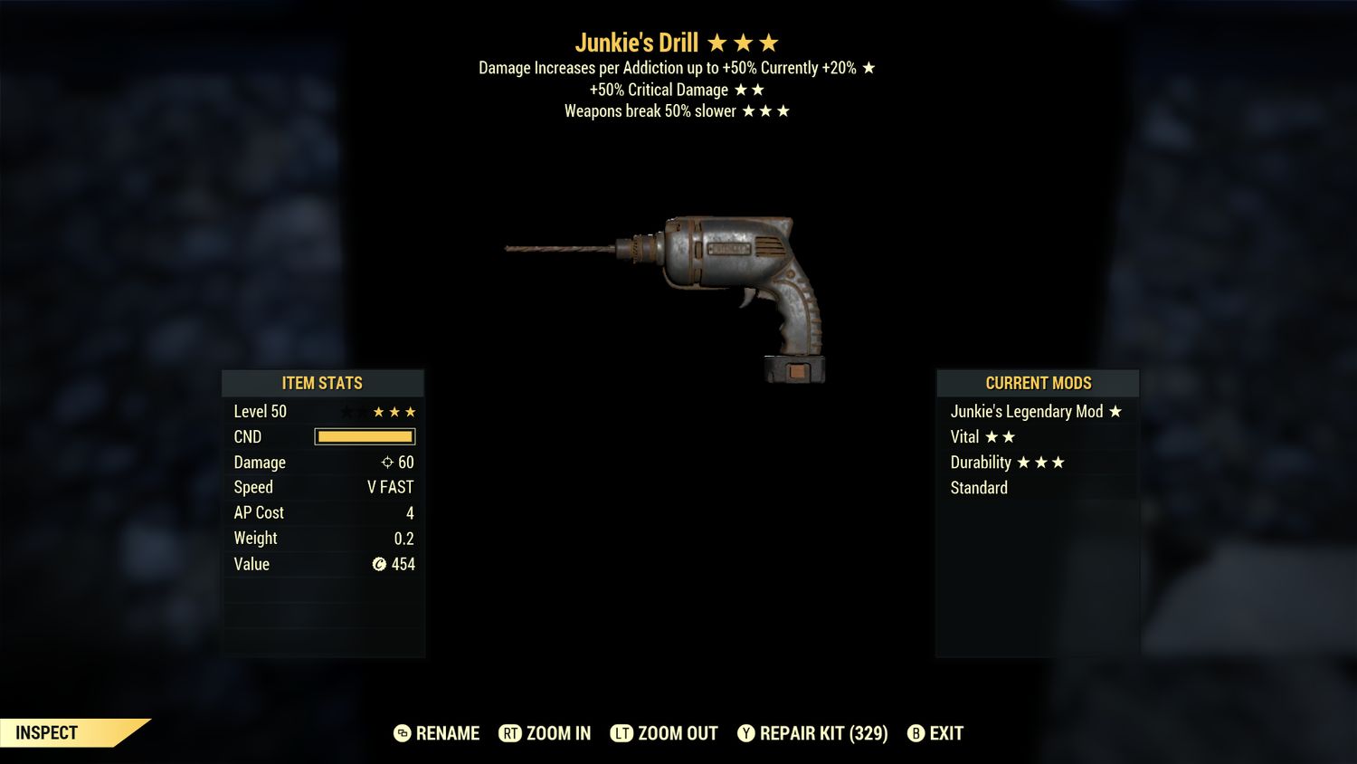 Junkie 50/Durability Drill