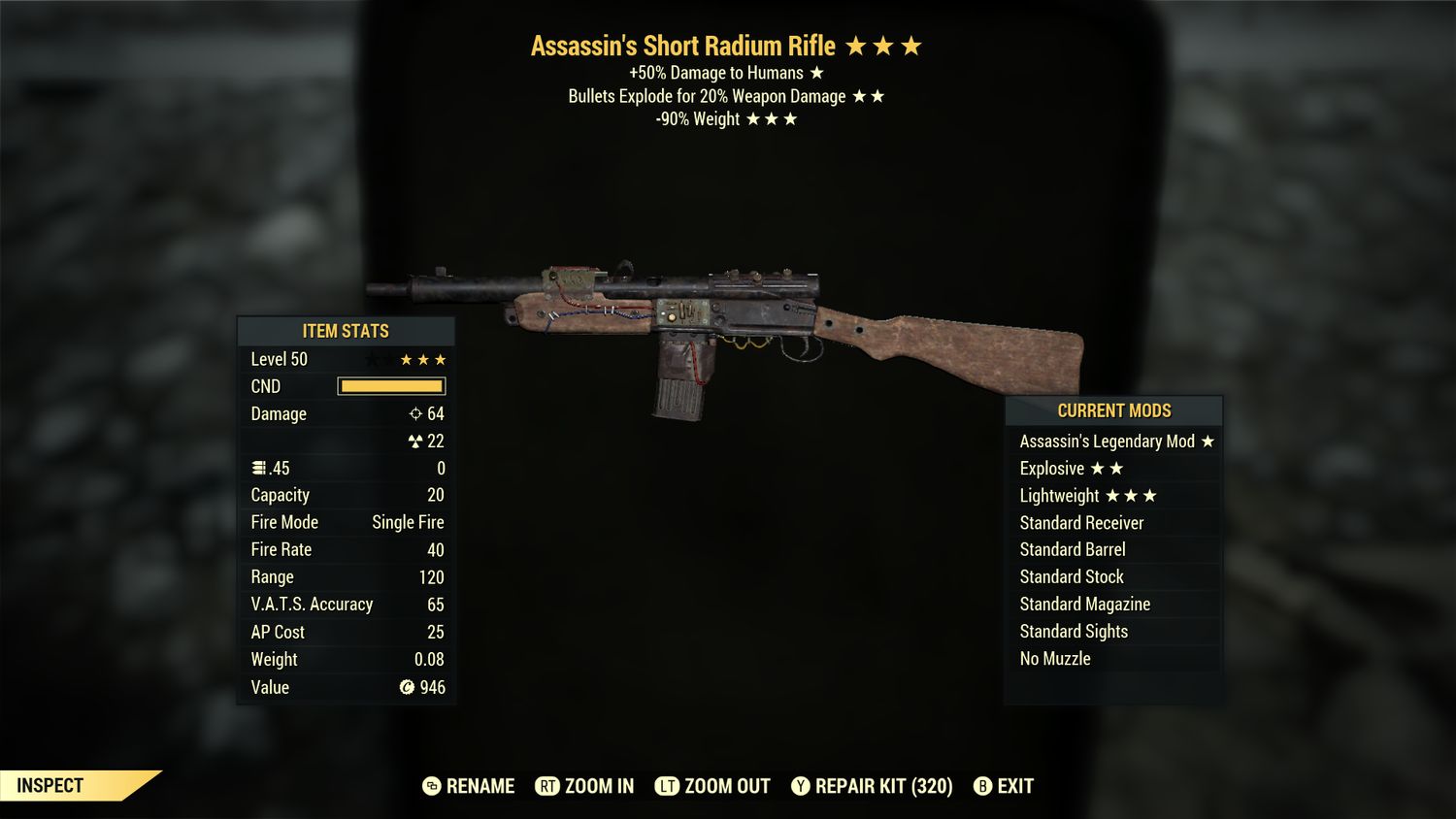 Assassins Explosive 90 Radium Rifle