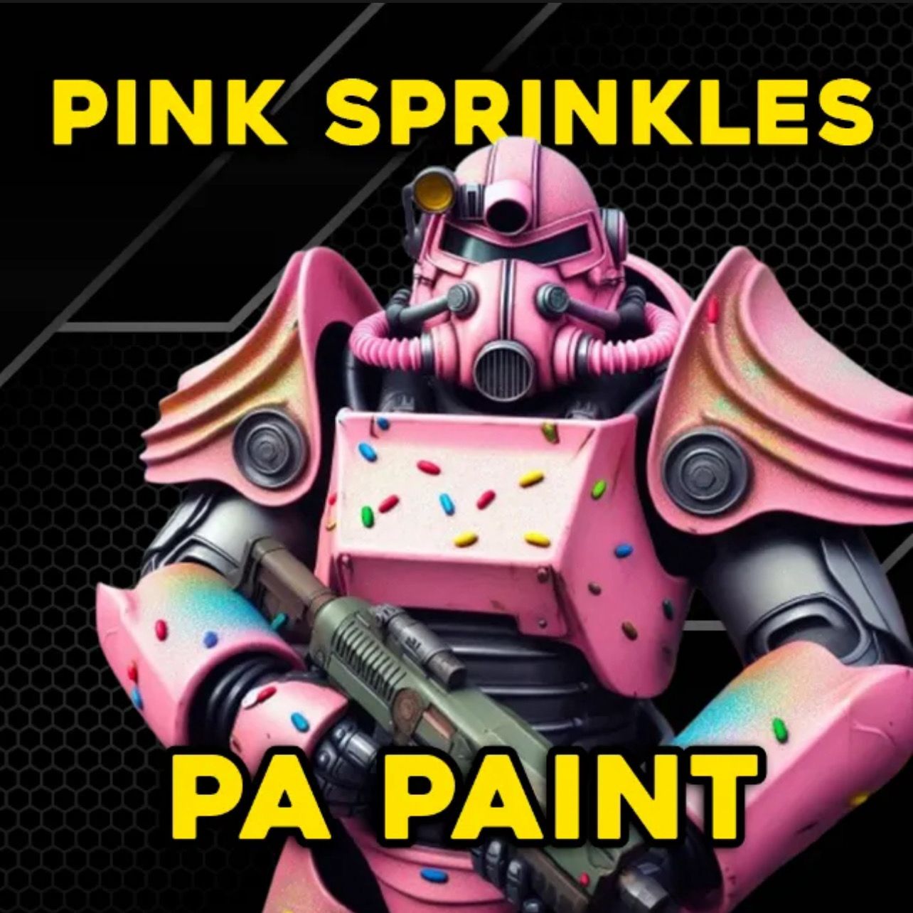 Pink Sprinkles Power Armor Paints Plan