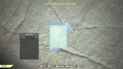 Laser Gun Blue Camp Paint