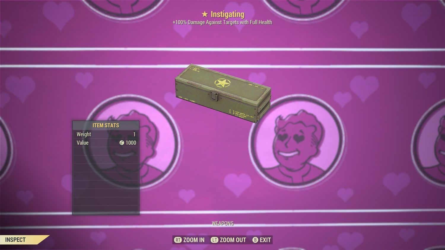 Instigating Perk Mod Box