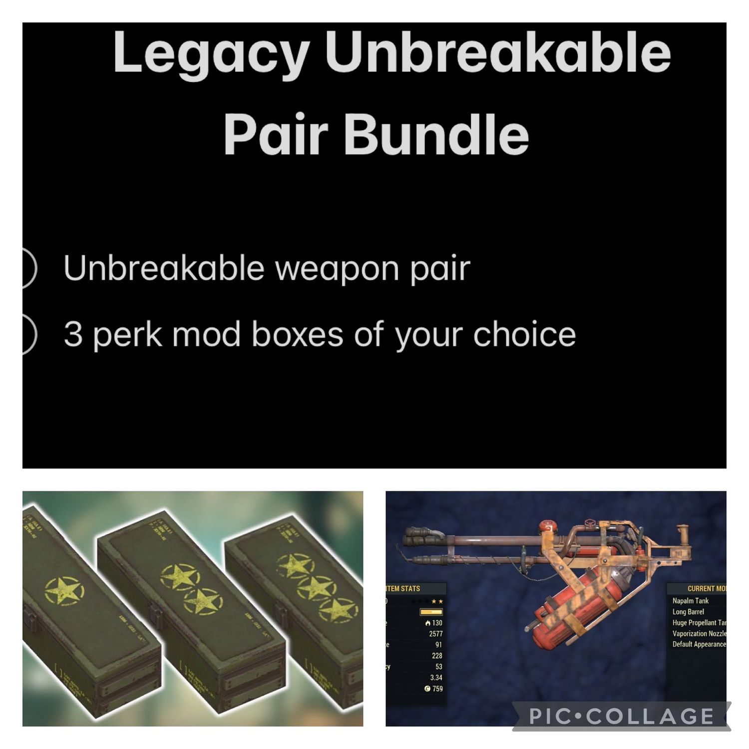 Unbreakable Flamer Pair