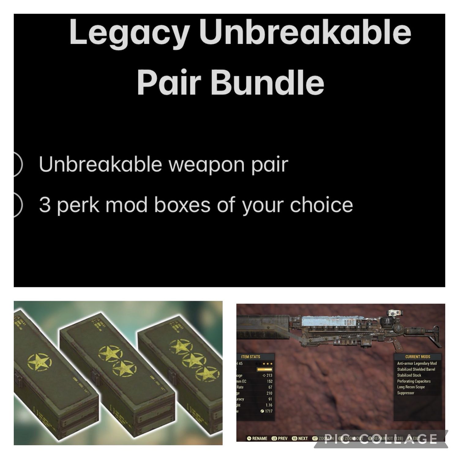 Unbreakable Gauss Rifle Pair