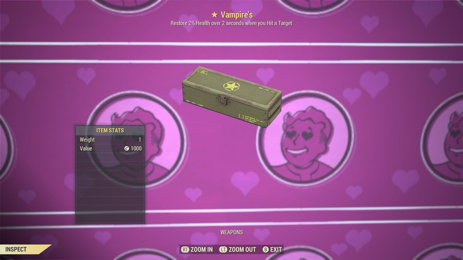 Vampire Perk Mod Box