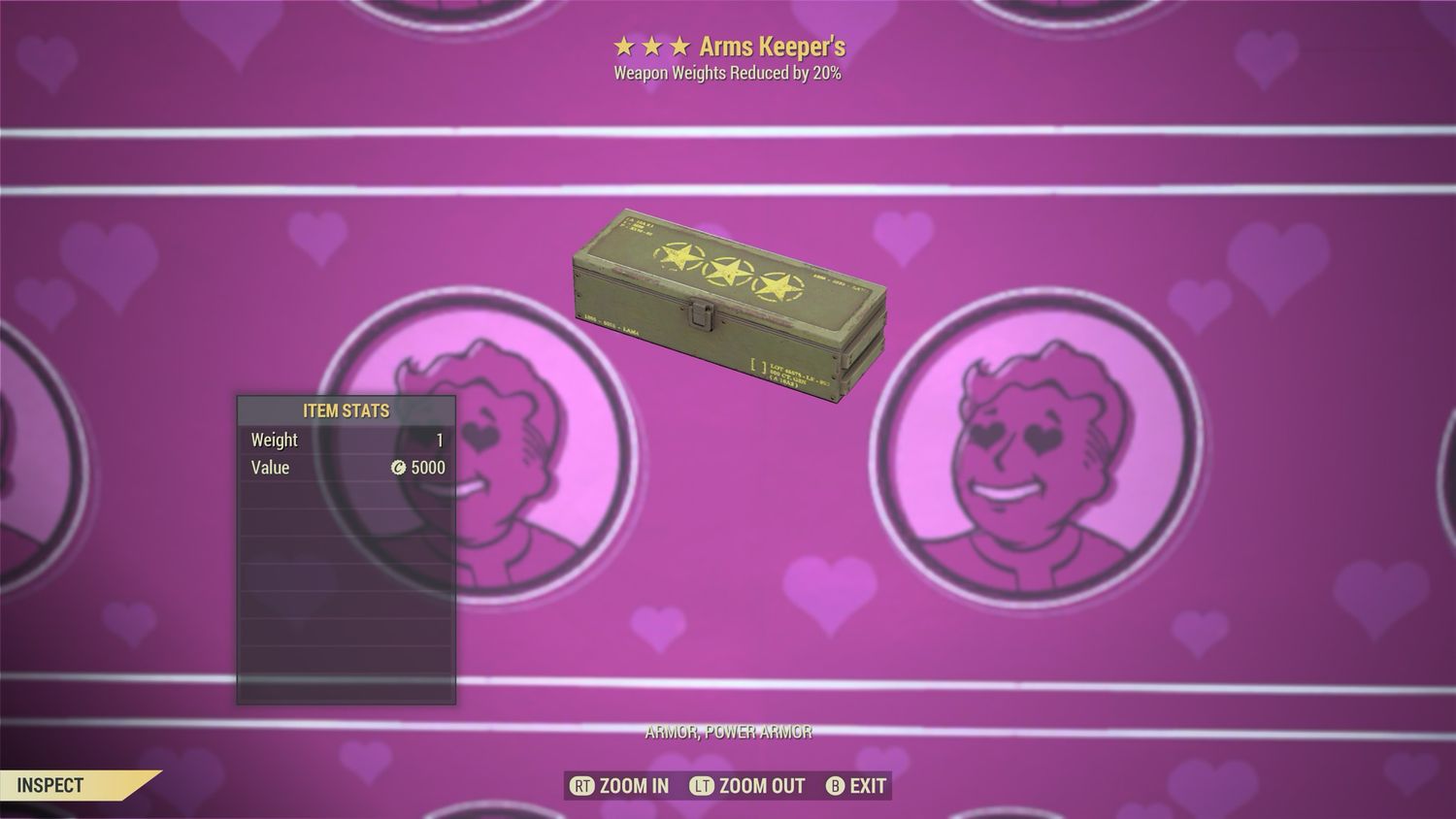 Arms Keeper Perk Mod Box (WWR)