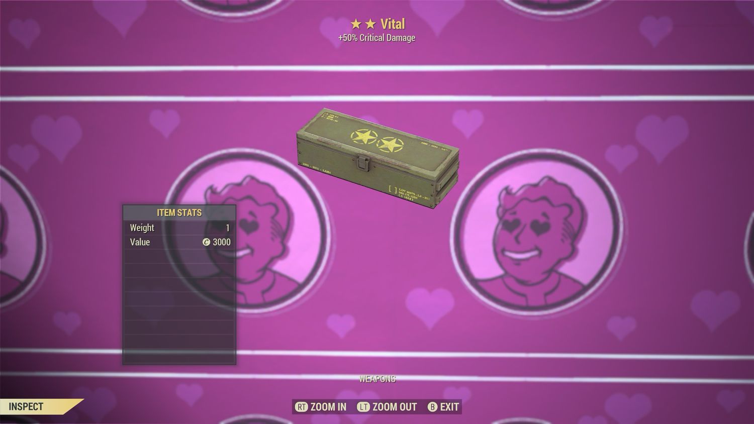 Vital Perk Mod Box