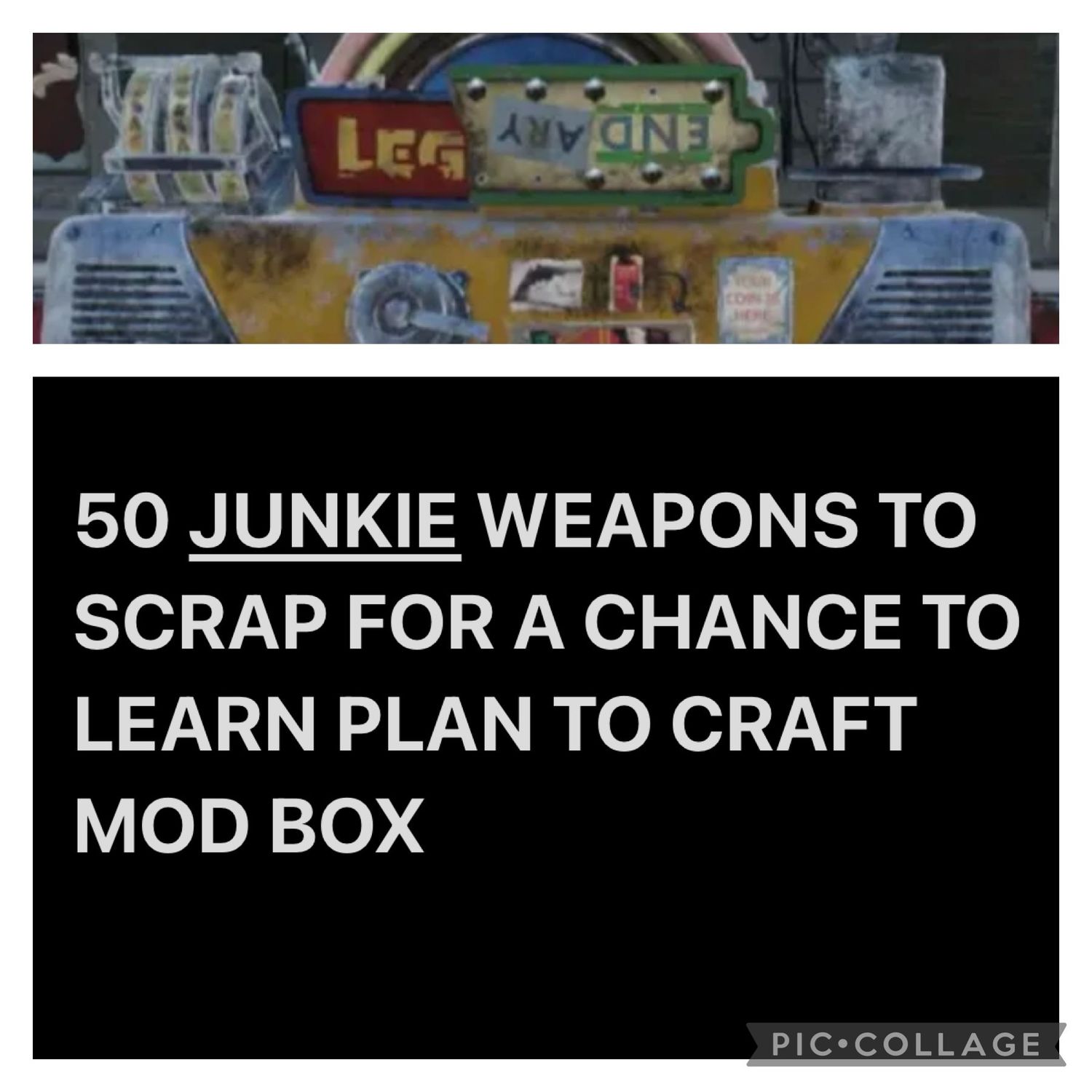 50 Junkie Perk Scrip