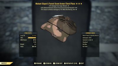 Mutant Slayers EDE Sentinel F Scout Chest