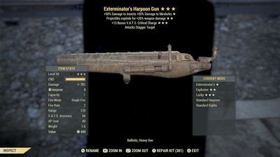 Exterminators Explosive 15c Harpoon Gun