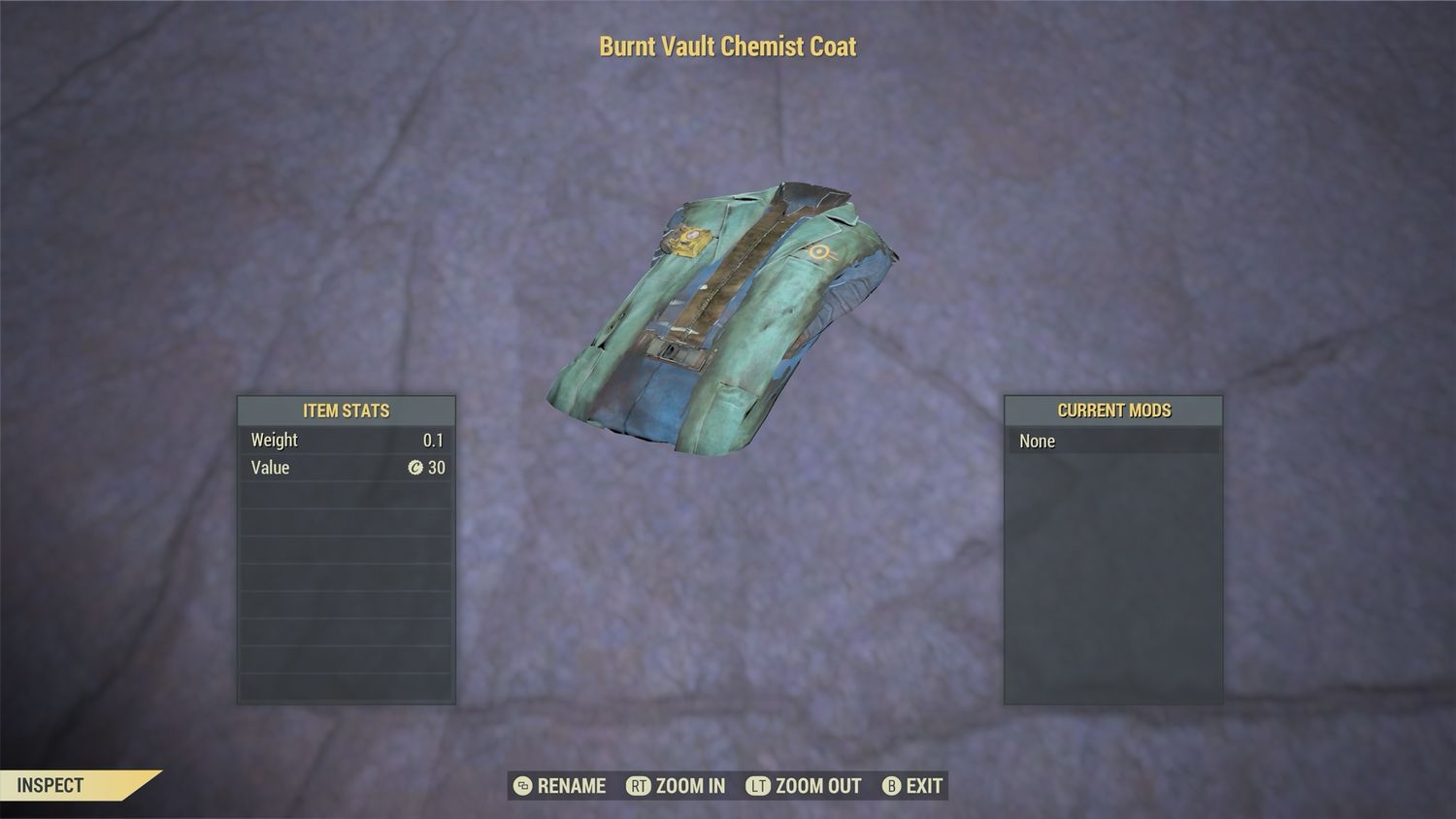 Burnt Vault Chemist Coat