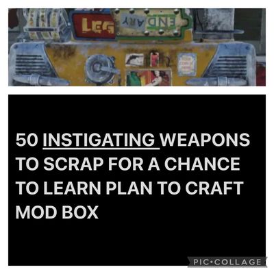 50 Instigating Scrip Weapons