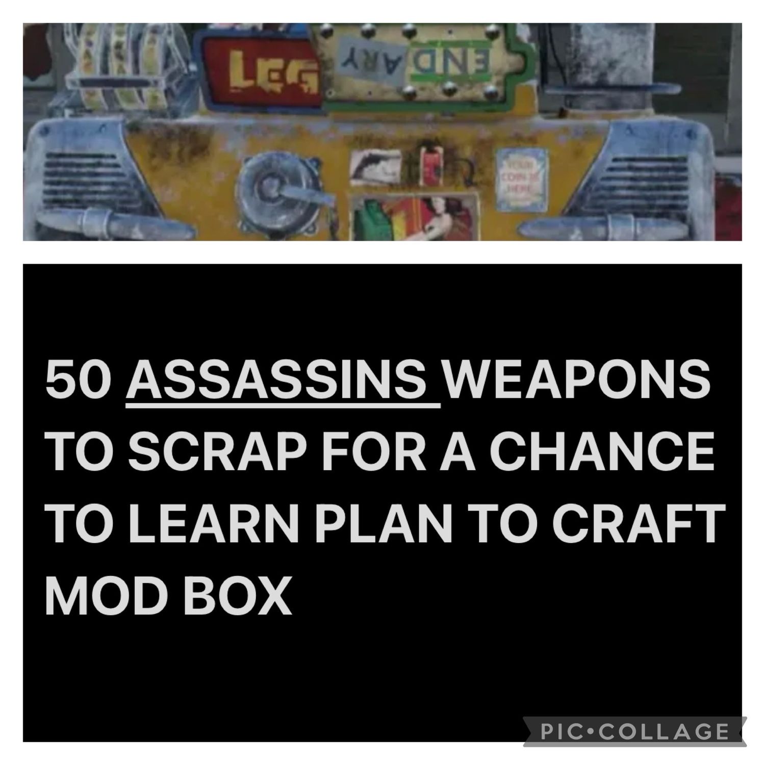 50 Assassins Scrip Weapons