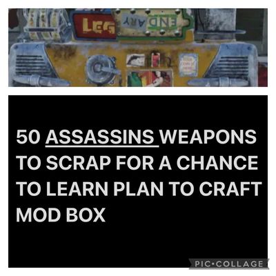 50 Assassins Scrip Weapons