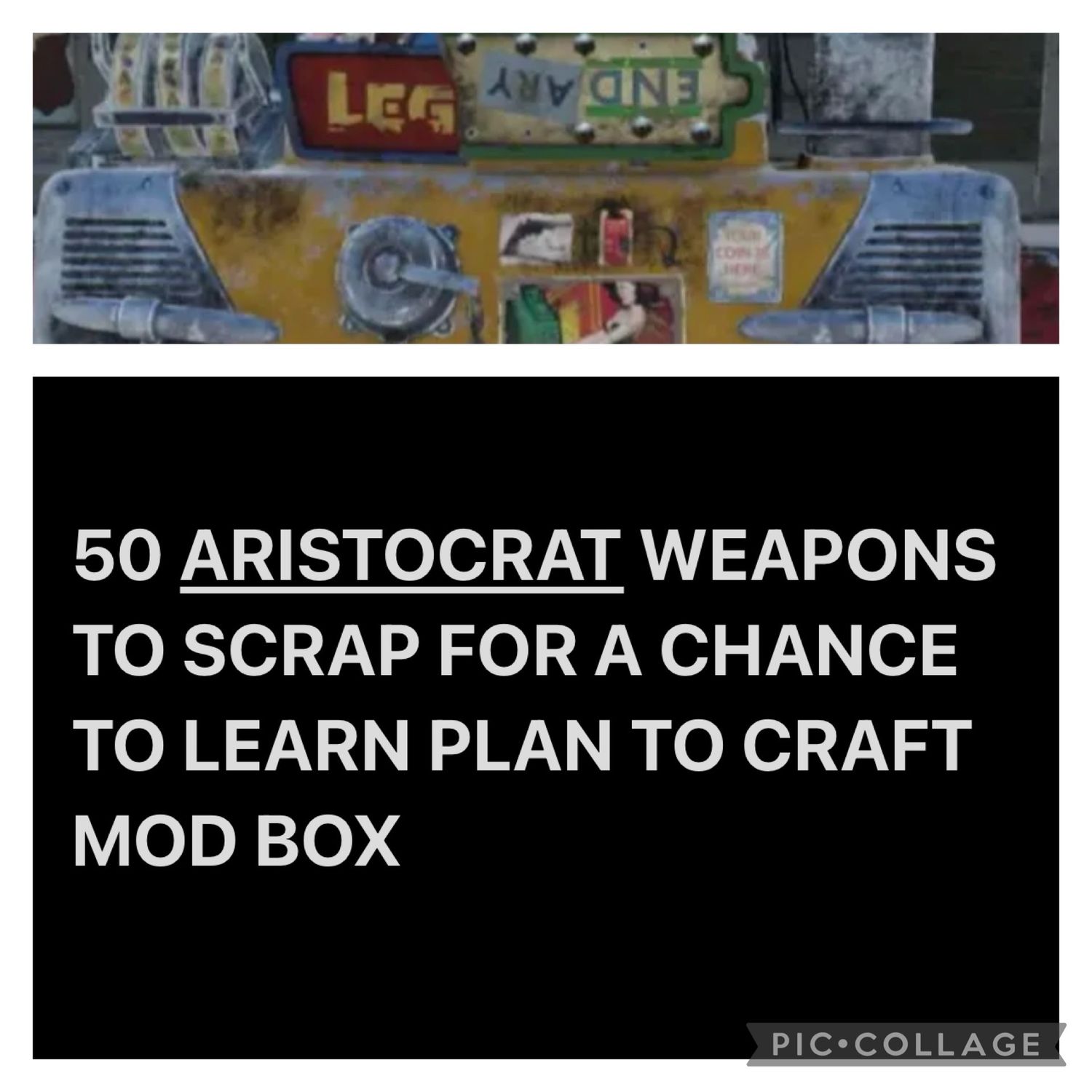 50 Aristocrat Scrip Weapons
