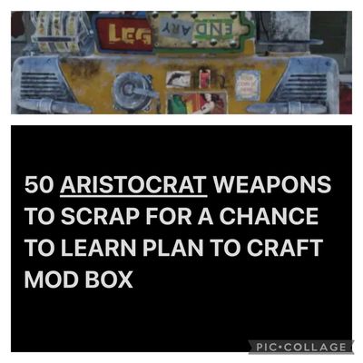 50 Aristocrat Scrip Weapons