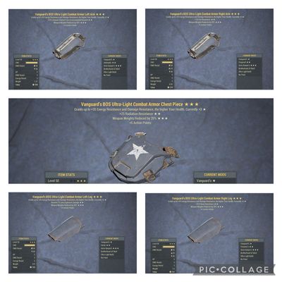Vanguard WWR Combat Set